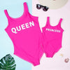 Striped Mother Daughter Swimwear