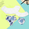 Striped Mother Daughter Swimwear