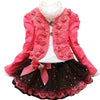 Princess Kids Girls Flower 3pc