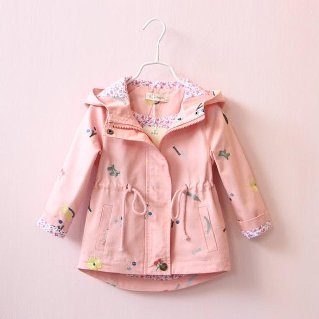 2019 New Spring Autumn Girls Windbreaker