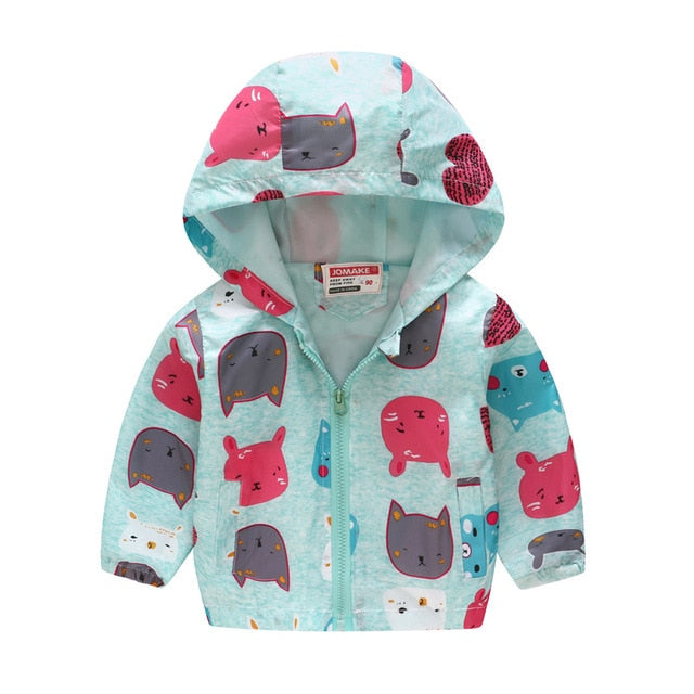 2019 New Spring Autumn Girls Windbreaker