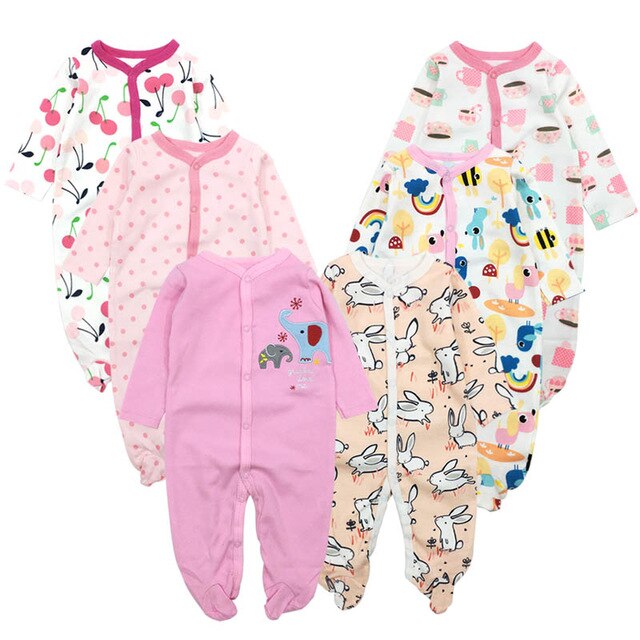 6pieces/lot Baby rompers Newborn