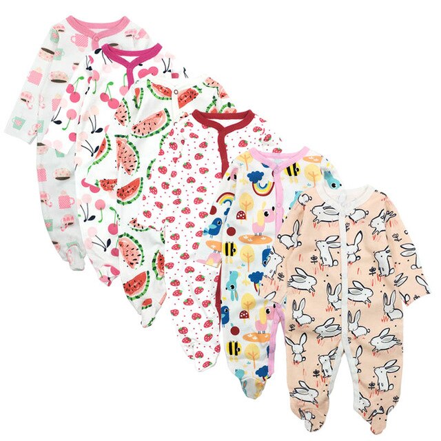 6pieces/lot Baby rompers Newborn