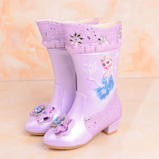 2019 new Frozen boots children's