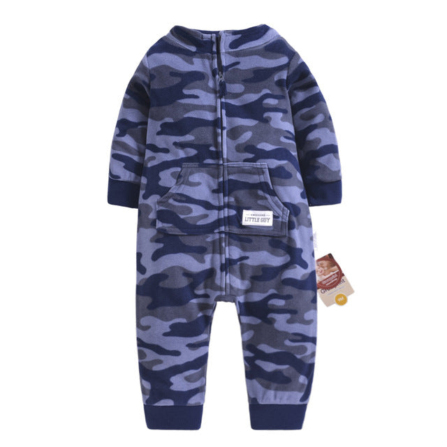 Baby clothes fleece boys jumpsuit