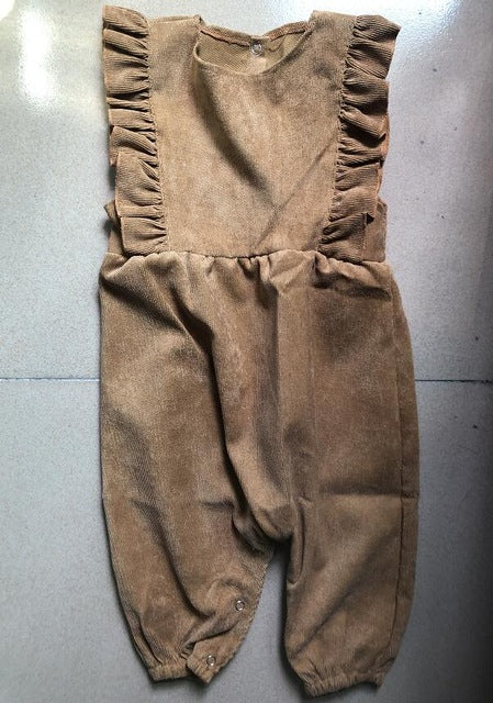 Baby Boys Girls Rompers Corduroy