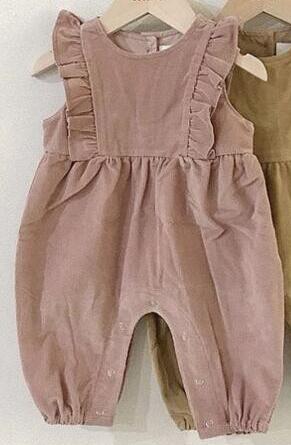 Baby Boys Girls Rompers Corduroy