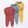 Baby Rompers 3pcs Flower Sleepsuit