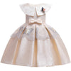 Baby Girl 3D Flower Silk Princess Dress