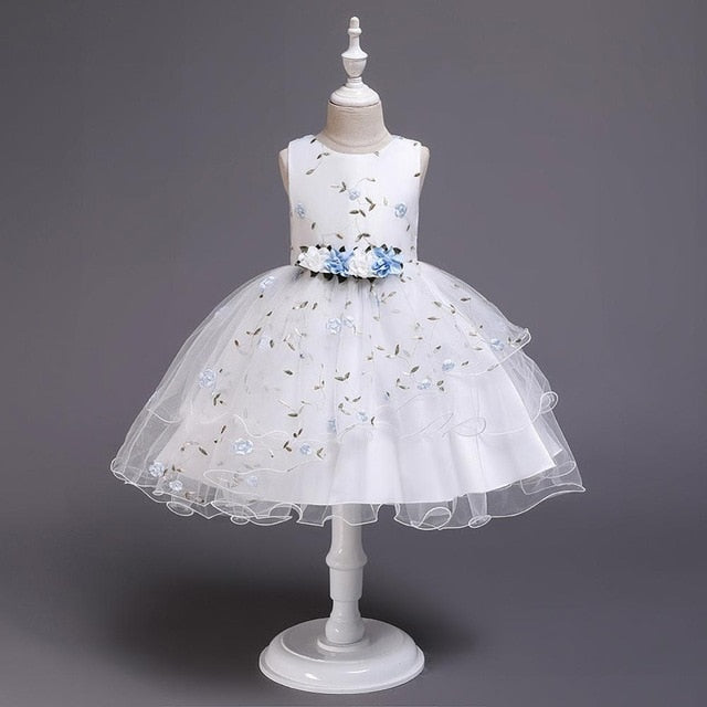 Summer Flower Lace Girls Wedding