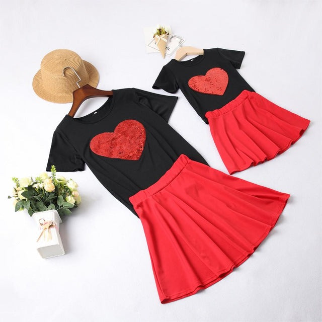 flower matching mother daughter dresses