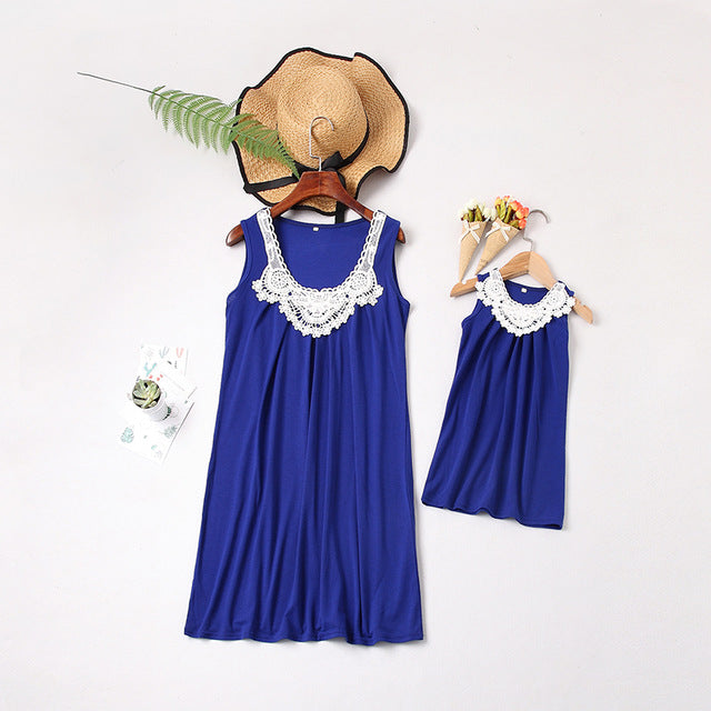 flower matching mother daughter dresses