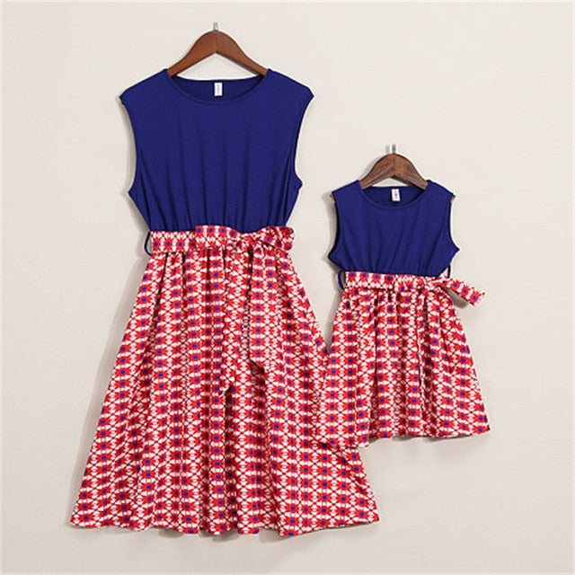 irregular mother daughter dresses