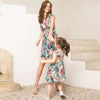 irregular mother daughter dresses