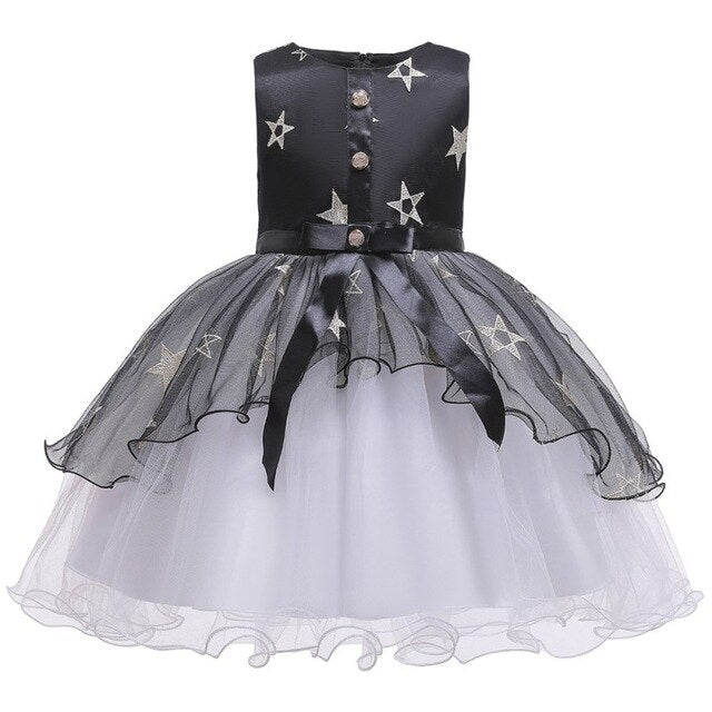 Flower Baby Girls Lace Elegant Party Dress