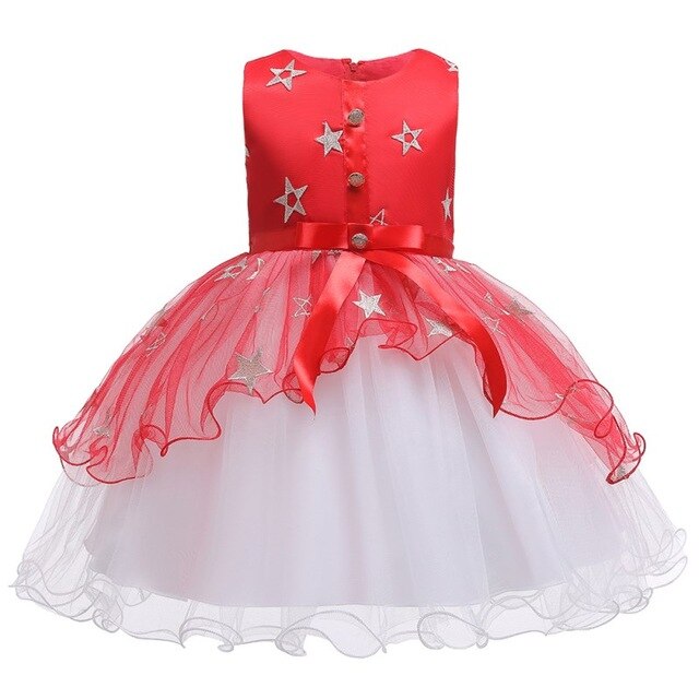 Flower Baby Girls Lace Elegant Party Dress