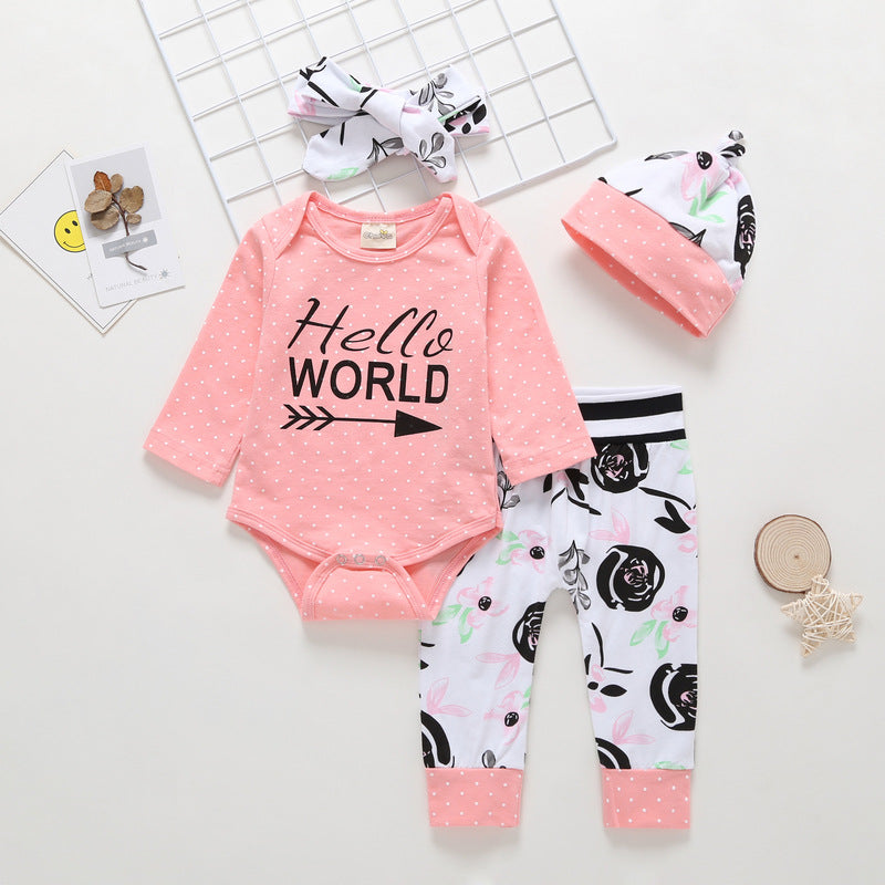 2019 Newborn Baby Girls Clothing Set