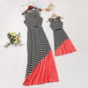 sleeveless mother daughter dresses