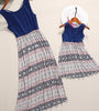 sleeveless mother daughter dresses