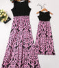 sleeveless mother daughter dresses