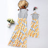 sleeveless mother daughter dresses