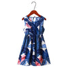 Mother Daughter Dresses Floral Printed