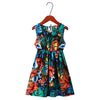Mother Daughter Dresses Floral Printed