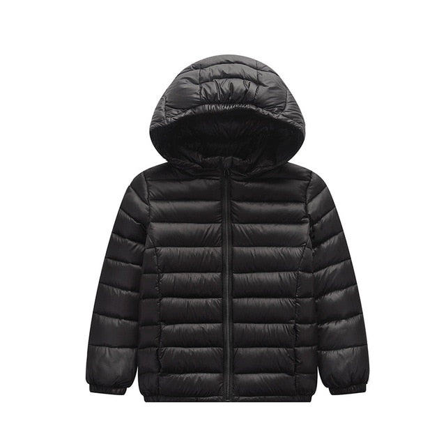 Baby Girls Boys Parka Light Kids Jacket