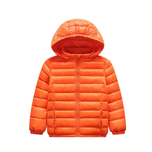 Baby Girls Boys Parka Light Kids Jacket