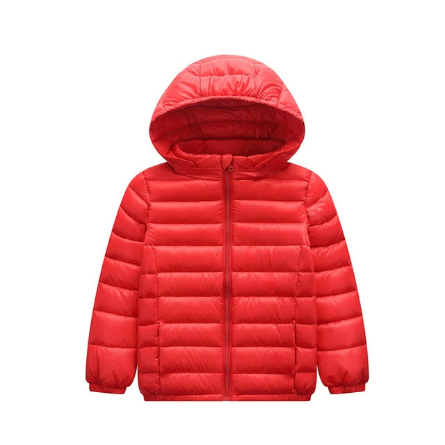 Baby Girls Boys Parka Light Kids Jacket