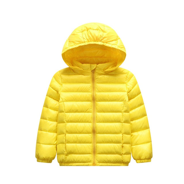 Baby Girls Boys Parka Light Kids Jacket
