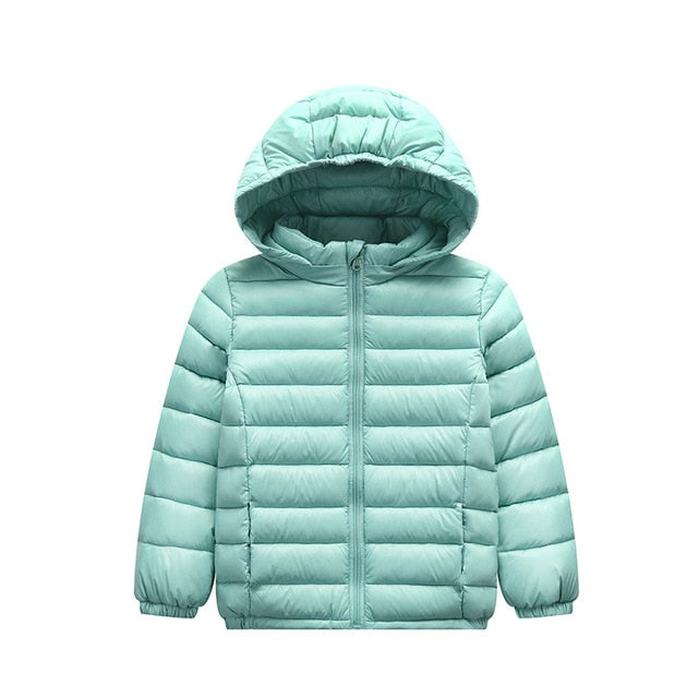 Baby Girls Boys Parka Light Kids Jacket