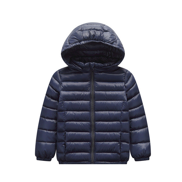 Baby Girls Boys Parka Light Kids Jacket