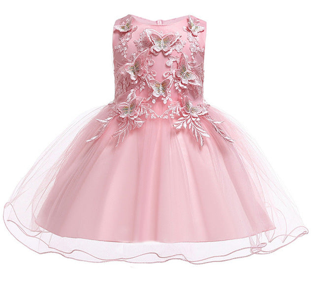Kids Birthday Princess Party Dress