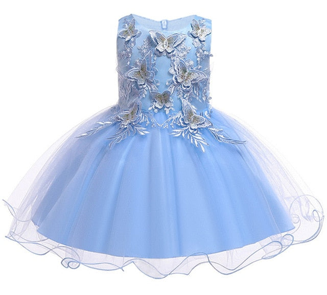 Kids Birthday Princess Party Dress