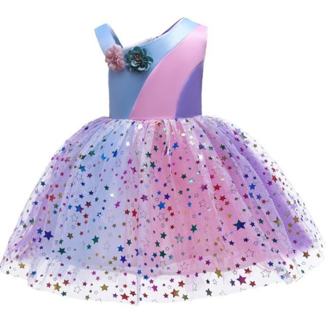 Girls Silk Tutu Dress Baby