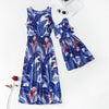 Mother daughter dresses cotton Floral