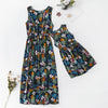 Mother daughter dresses cotton Floral
