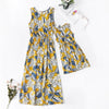 Mother daughter dresses cotton Floral