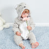 Cute Cartoon Flannel Baby Rompers