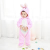 Cute Cartoon Flannel Baby Rompers